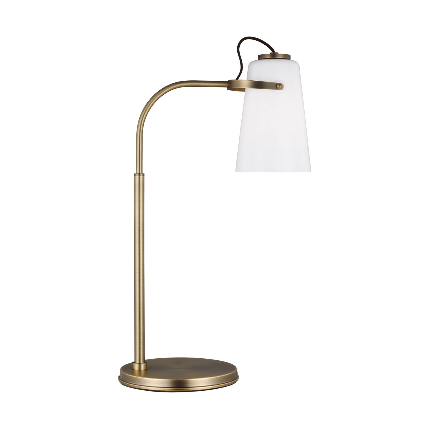 Visual Comfort Studio Canada - One Light Table Lamp - Hazel - Time Worn Brass- Union Lighting Luminaires Decor