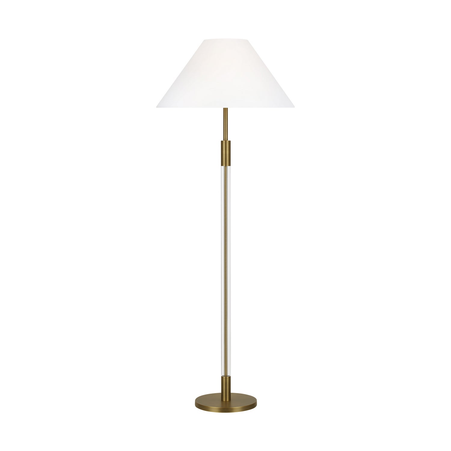 Visual Comfort Studio Canada - One Light Floor Lamp - Robert - Time Worn Brass- Union Lighting Luminaires Decor