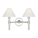 Visual Comfort Studio Canada - Two Light Vanity - Robert - Polished Nickel- Union Lighting Luminaires Decor