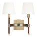 Visual Comfort Studio Canada - Two Light Wall Sconce - Katie - Time Worn Brass- Union Lighting Luminaires Decor