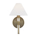 Visual Comfort Studio Canada - One Light Wall Sconce - Robert - Time Worn Brass- Union Lighting Luminaires Decor