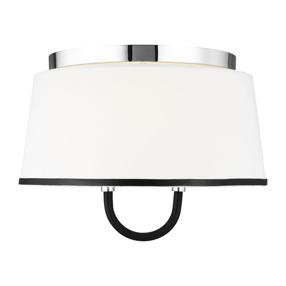 Visual Comfort Studio Canada - Two Light Flush Mount - Katie - Polished Nickel- Union Lighting Luminaires Decor