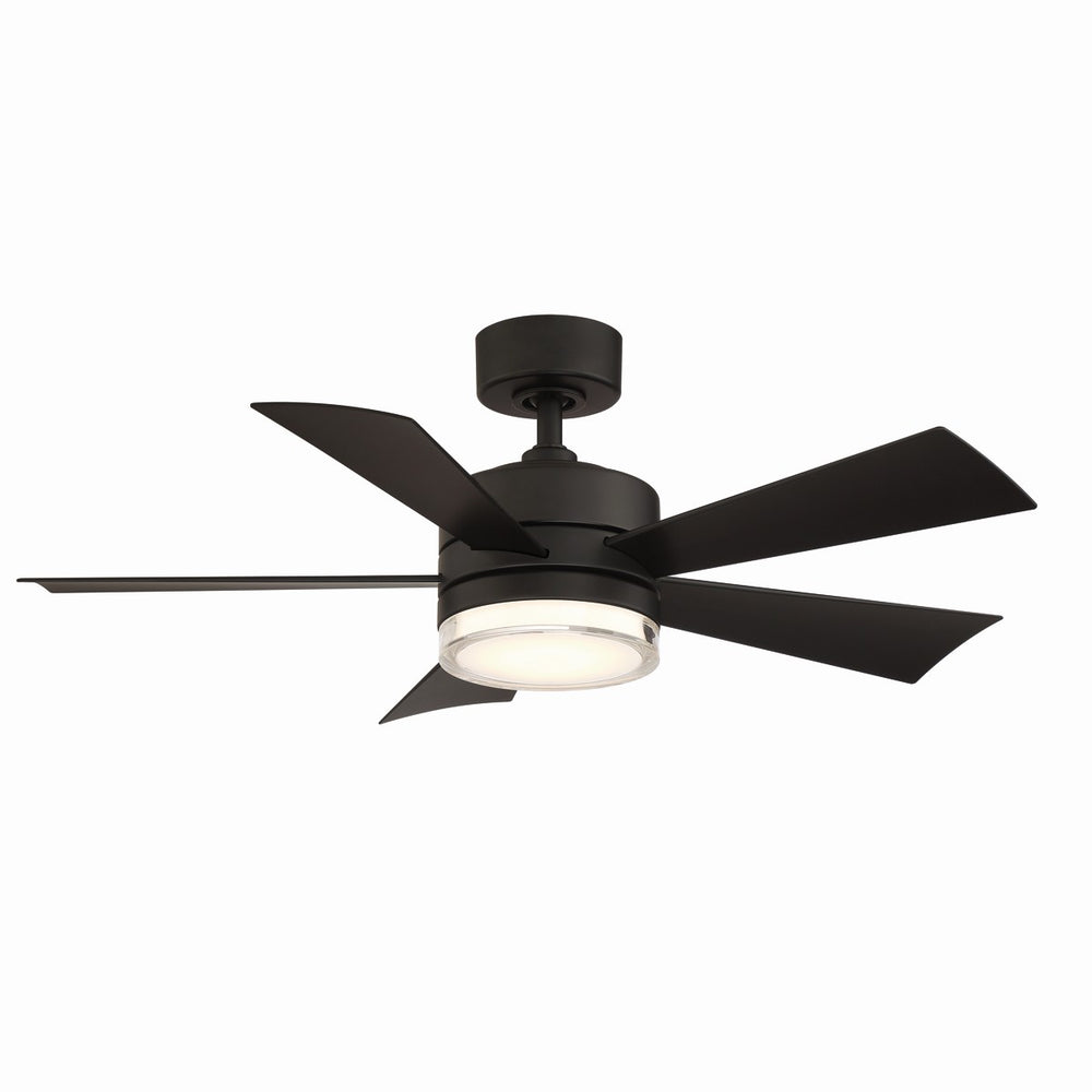 Modern Forms Fans Canada - 42" Ceiling Fan - Wynd - Matte Black- Union Lighting Luminaires Decor