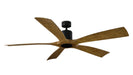 Modern Forms Fans Canada - 70" Ceiling Fan - Aviator 70 - Matte Black/Distressed Koa- Union Lighting Luminaires Decor
