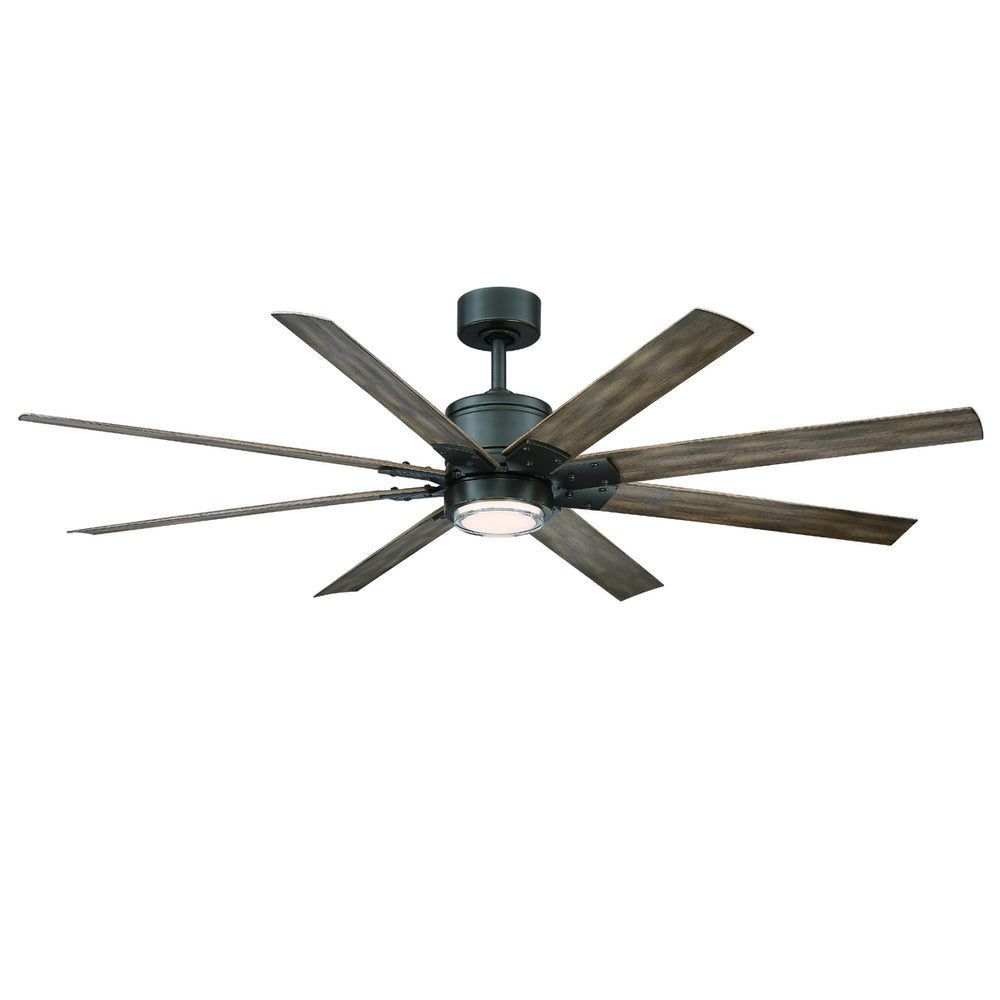 Modern Forms Fans Canada - 66" Ceiling Fan - Renegade - Oil Rubbed Bronze/Barn Wood- Union Lighting Luminaires Decor