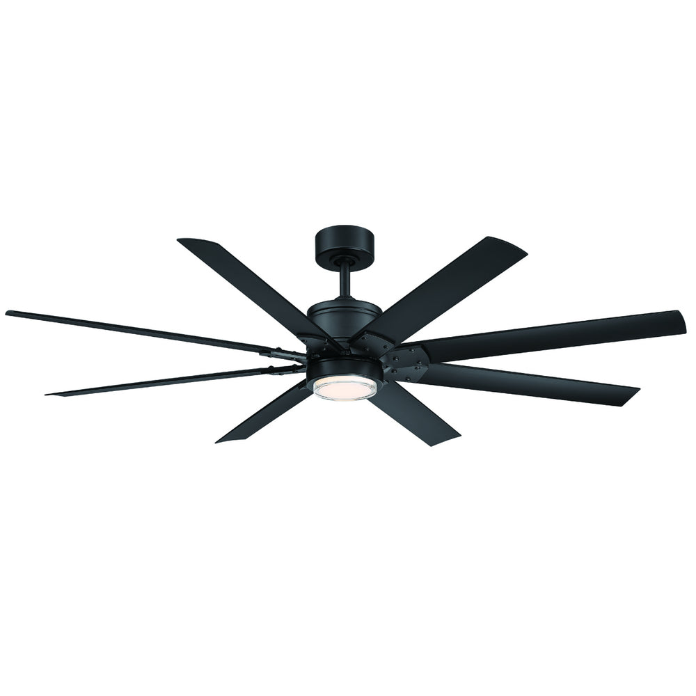 Modern Forms Fans Canada - 66" Ceiling Fan - Renegade - Matte Black- Union Lighting Luminaires Decor
