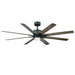 Modern Forms Fans Canada - 66" Ceiling Fan - Renegade - Oil Rubbed Bronze/Barn Wood- Union Lighting Luminaires Decor