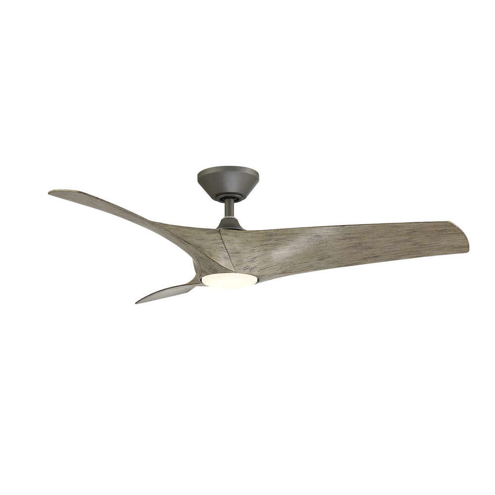 Modern Forms Fans Canada - 52" Ceiling Fan - Zephyr - Graphite/Weathered Wood- Union Lighting Luminaires Decor