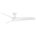 Modern Forms Fans Canada - 62"Ceiling Fan - Zephyr - Matte White- Union Lighting Luminaires Decor