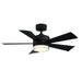 Modern Forms Fans Canada - 42"Ceiling Fan - Wynd - Matte Black- Union Lighting Luminaires Decor