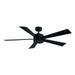 Modern Forms Fans Canada - 60"Ceiling Fan - Wynd - Matte Black- Union Lighting Luminaires Decor