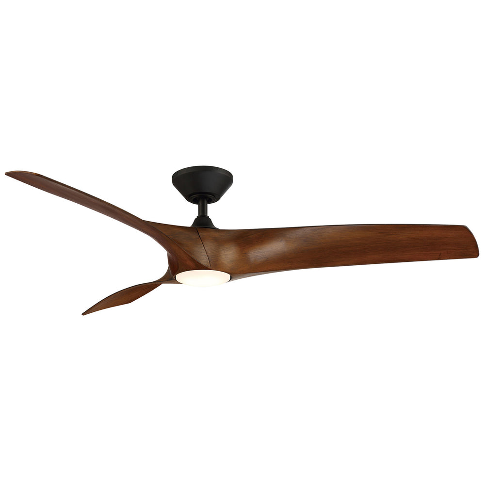 Modern Forms Fans Canada - 62"Ceiling Fan - Zephyr - Matte Black/Distressed Koa- Union Lighting Luminaires Decor