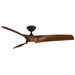 Modern Forms Fans Canada - 62"Ceiling Fan - Zephyr - Matte Black/Distressed Koa- Union Lighting Luminaires Decor
