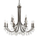 Crystorama - 12 Light Chandelier - Bridgehampton - Vibrant Bronze- Union Lighting Luminaires Decor
