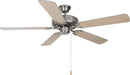 Maxim - 52" Ceiling Fan - Basic-Max - Satin Nickel / Silver / Maple- Union Lighting Luminaires Decor