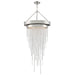Crystorama - Six Light Chandelier - Clarksen - Polished Nickel- Union Lighting Luminaires Decor
