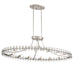 Crystorama - 12 Light Chandelier - Clover - Brushed Nickel- Union Lighting Luminaires Decor