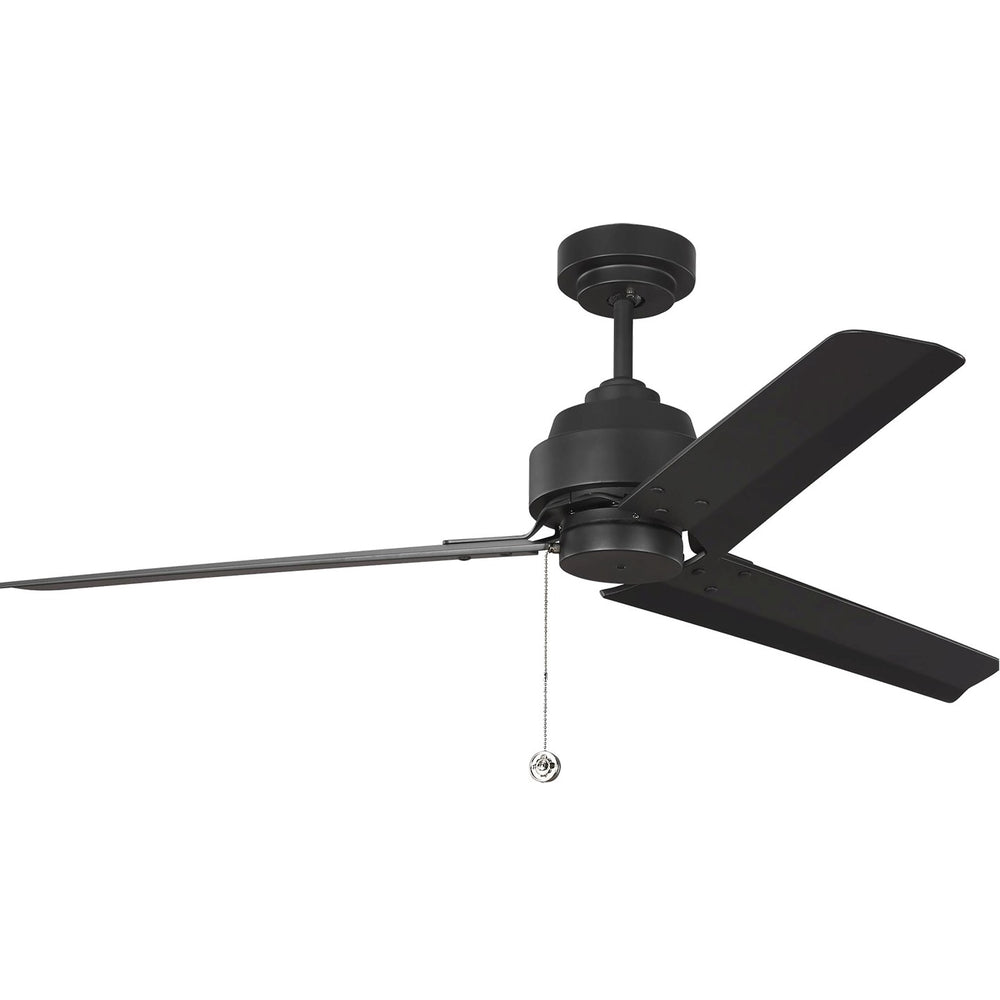 Visual Comfort Fan Canada - 54" Ceiling Fan - Arcade - Midnight Black- Union Lighting Luminaires Decor