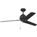Visual Comfort Fan Canada - 54" Ceiling Fan - Arcade - Midnight Black- Union Lighting Luminaires Decor