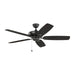 "Generation Lighting Canada. - 52"Ceiling Fan - Colony - Midnight Black- Union Lighting Luminaires Decor"