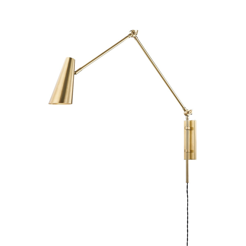 Hudson Valley Canada - One Light Wall Sconce - Lorne - Aged Brass- Union Lighting Luminaires Decor
