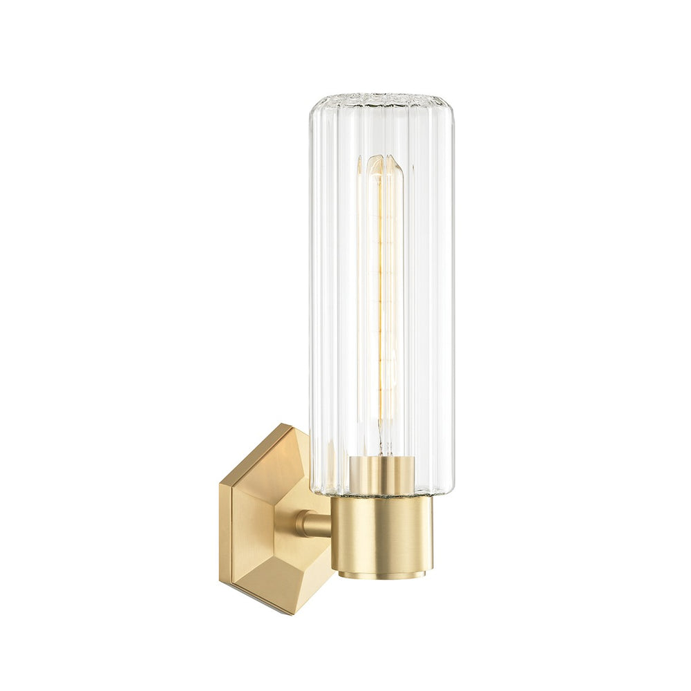 Hudson Valley Canada - One Light Wall Sconce - Roebling - Aged Brass- Union Lighting Luminaires Decor