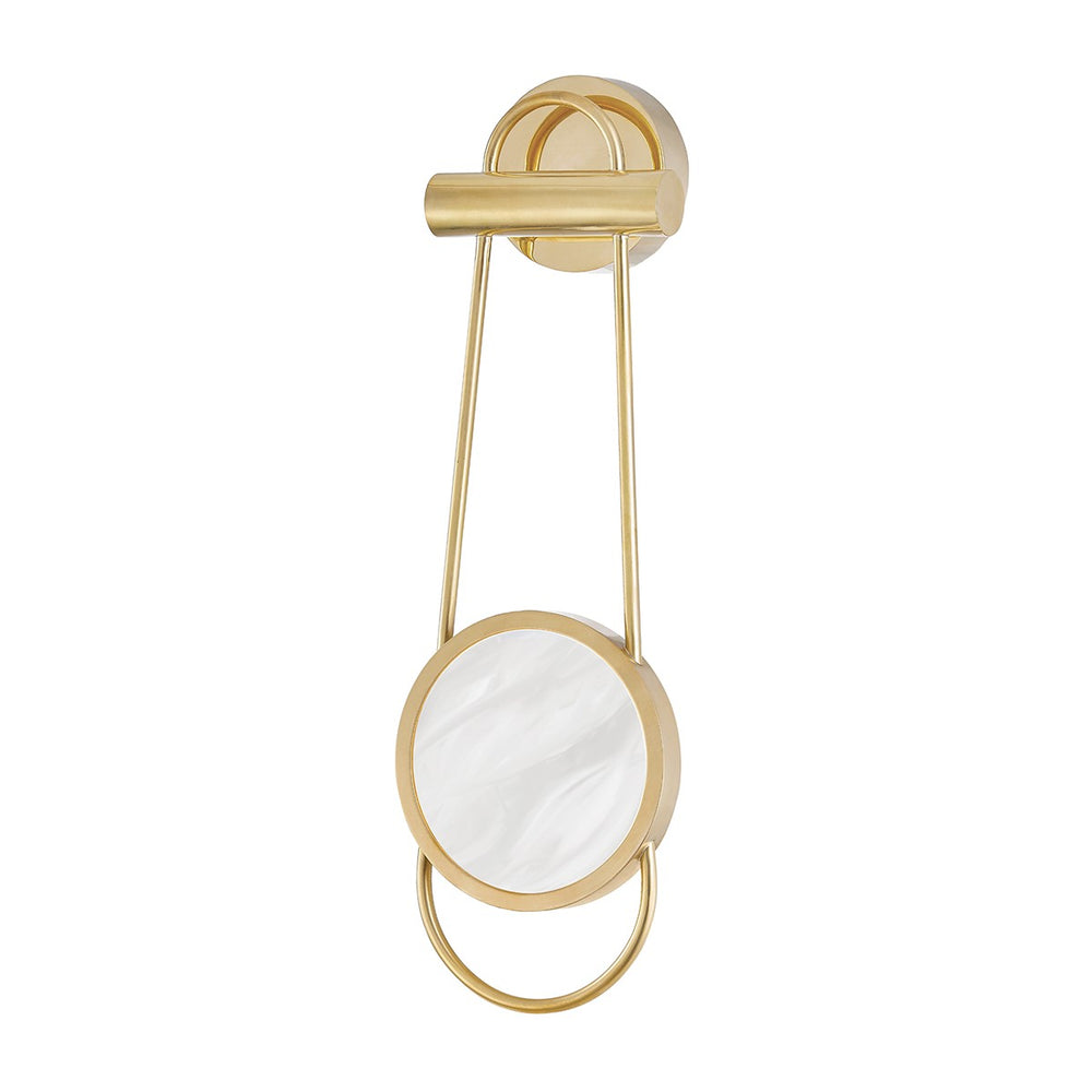 Hudson Valley Canada - LED Wall Sconce - Jervis - Aged Brass- Union Lighting Luminaires Decor