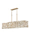 Fredrick Ramond Canada - LED Linear Chandelier - Farrah - Burnished Gold- Union Lighting Luminaires Decor