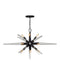 Fredrick Ramond Canada - LED Linear Chandelier - Ariel - Black- Union Lighting Luminaires Decor
