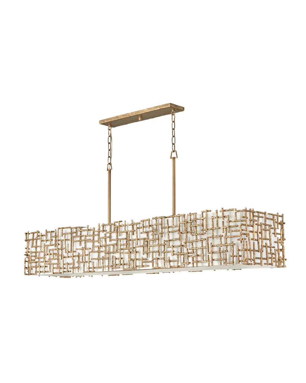 Fredrick Ramond Canada - LED Linear Chandelier - Farrah - Burnished Gold- Union Lighting Luminaires Decor