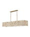Fredrick Ramond Canada - LED Linear Chandelier - Farrah - Burnished Gold- Union Lighting Luminaires Decor