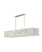 Fredrick Ramond Canada - LED Linear Chandelier - Farrah - Silver Leaf- Union Lighting Luminaires Decor