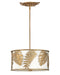 Fredrick Ramond Canada - LED Foyer Pendant - Botanica - Burnished Gold- Union Lighting Luminaires Decor