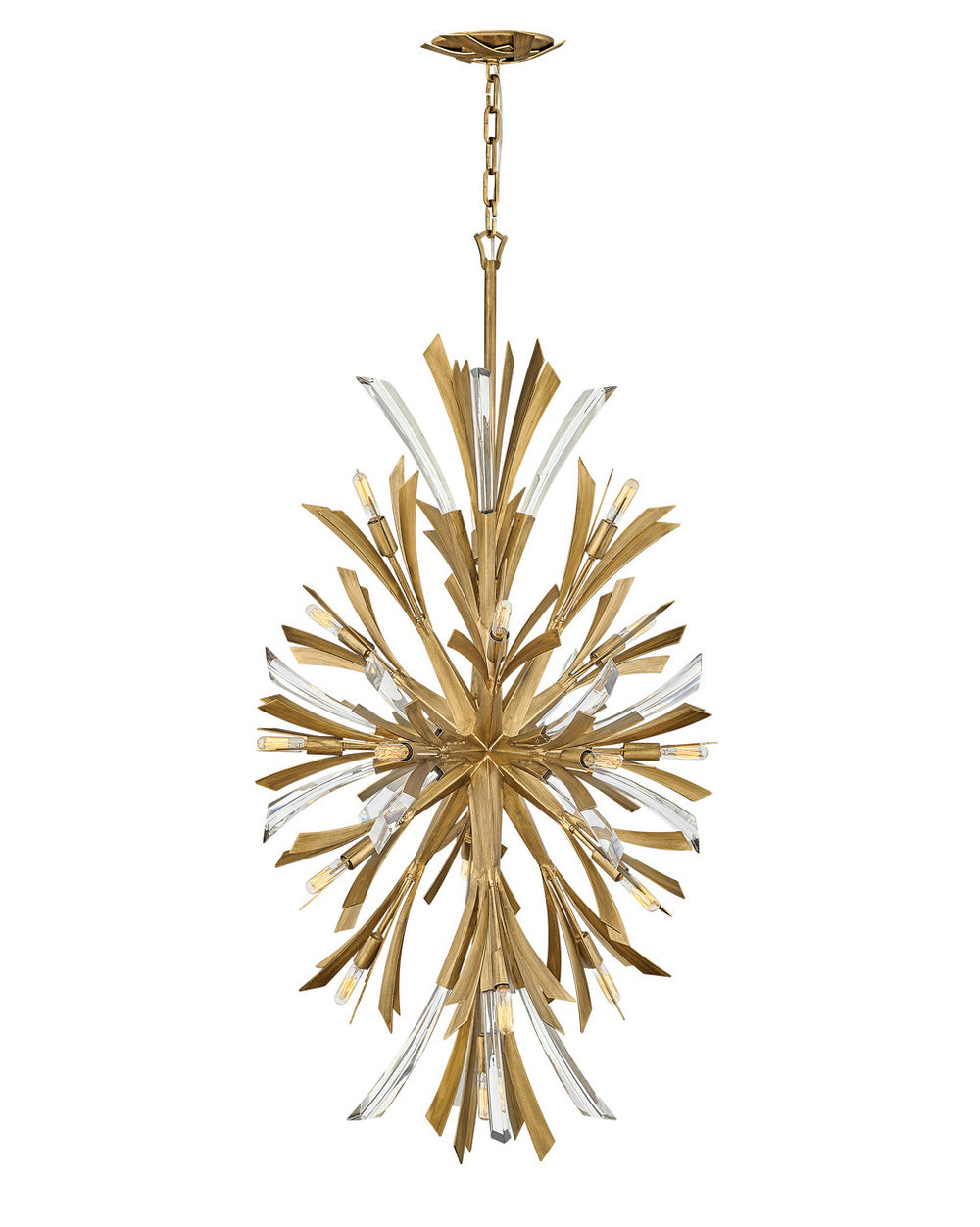 Fredrick Ramond Canada - LED Chandelier - Vida - Burnished Gold- Union Lighting Luminaires Decor