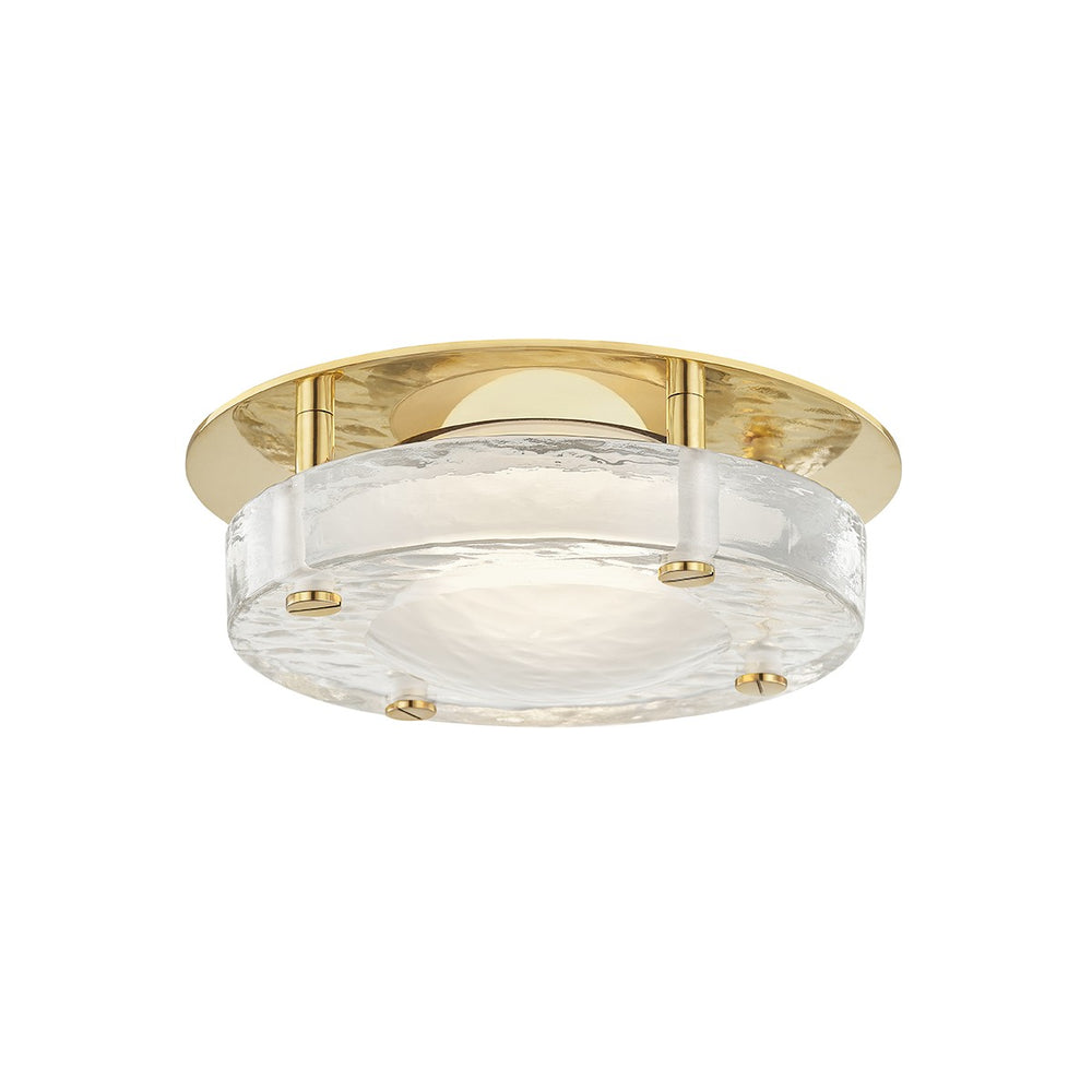 Hudson Valley Canada - LED Flush Mount - Heath - Aged Brass- Union Lighting Luminaires Decor