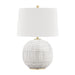 Hudson Valley Canada - One Light Table Lamp - Laurel - Aged Brass/Stripe Combo- Union Lighting Luminaires Decor