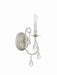Crystorama - One Light Wall Sconce - Ashton - Olde Silver- Union Lighting Luminaires Decor