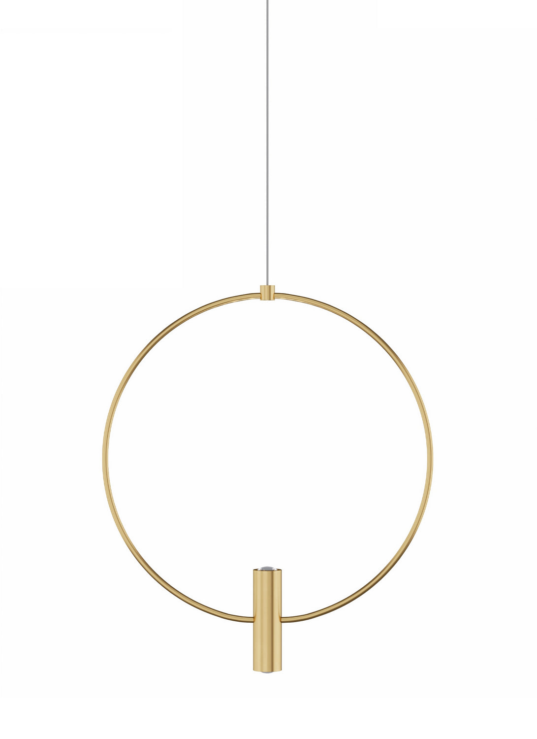 Visual Comfort Modern - LED Pendant - Layla - Natural Brass- Union Lighting Luminaires Decor