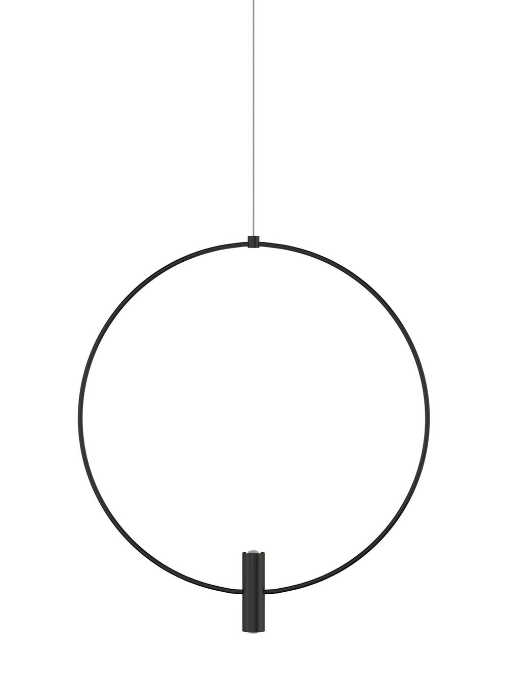 Visual Comfort Modern - LED Pendant - Layla - Nightshade Black- Union Lighting Luminaires Decor