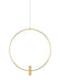 Visual Comfort Modern - LED Pendant - Layla - Natural Brass- Union Lighting Luminaires Decor