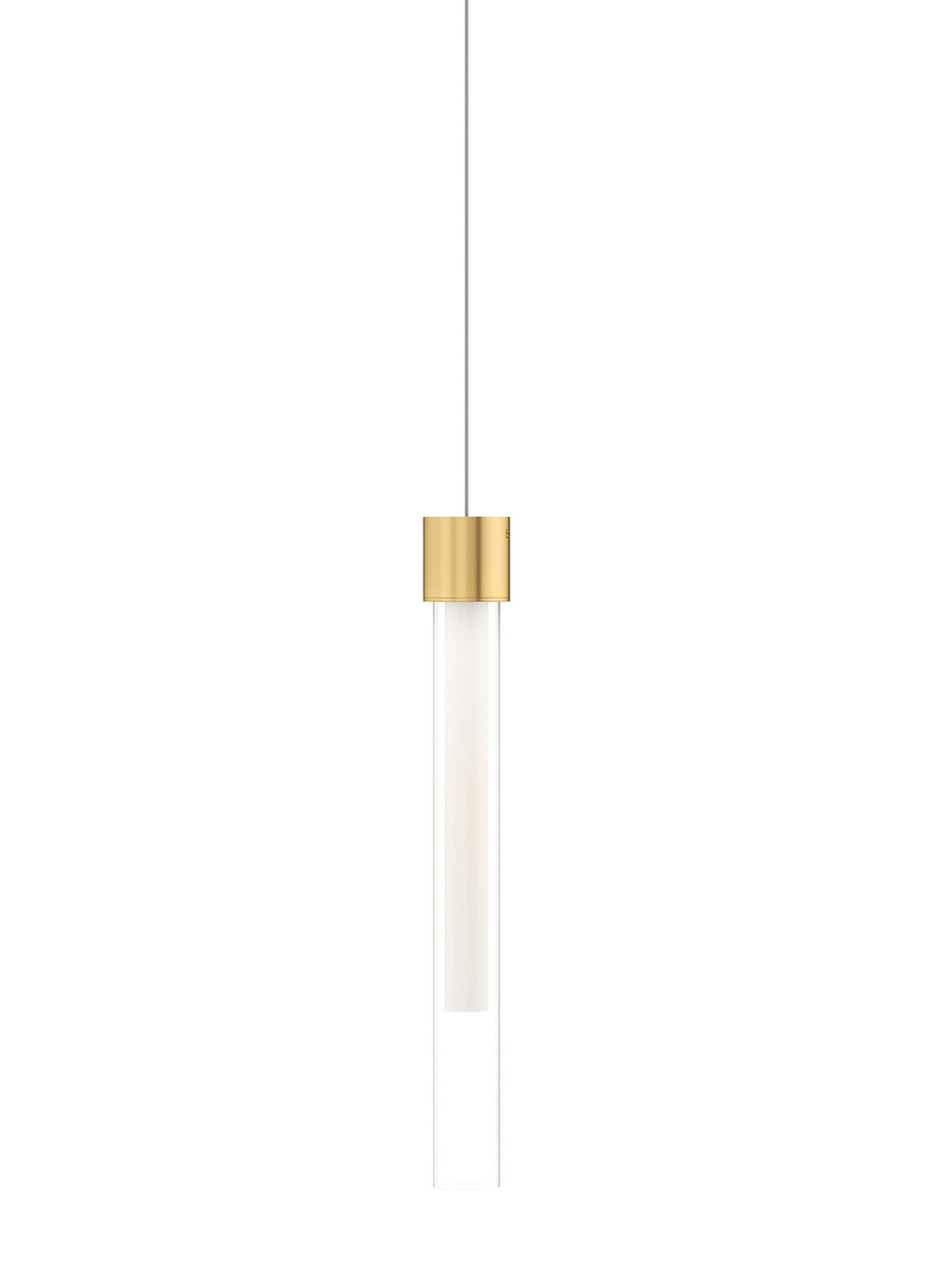 Visual Comfort Modern - LED Pendant - Linger - Natural Brass- Union Lighting Luminaires Decor