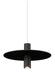 Visual Comfort Modern - LED Pendant - Ponte - Nightshade Black- Union Lighting Luminaires Decor