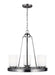 Generation Lighting Canada - Three Light Chandelier - Kemal - Brushed Nickel- Union Lighting Luminaires Decor