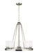 Generation Lighting Canada - Five Light Chandelier - Kemal - Brushed Nickel- Union Lighting Luminaires Decor