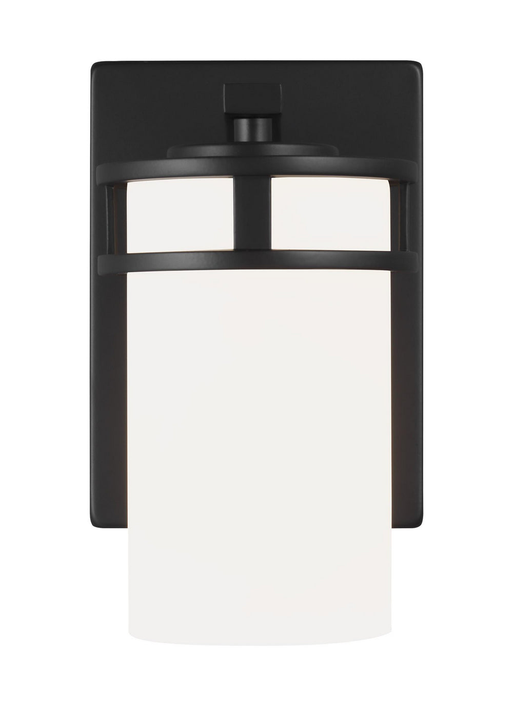 Generation Lighting Canada - One Light Wall / Bath Sconce - Robie - Midnight Black- Union Lighting Luminaires Decor