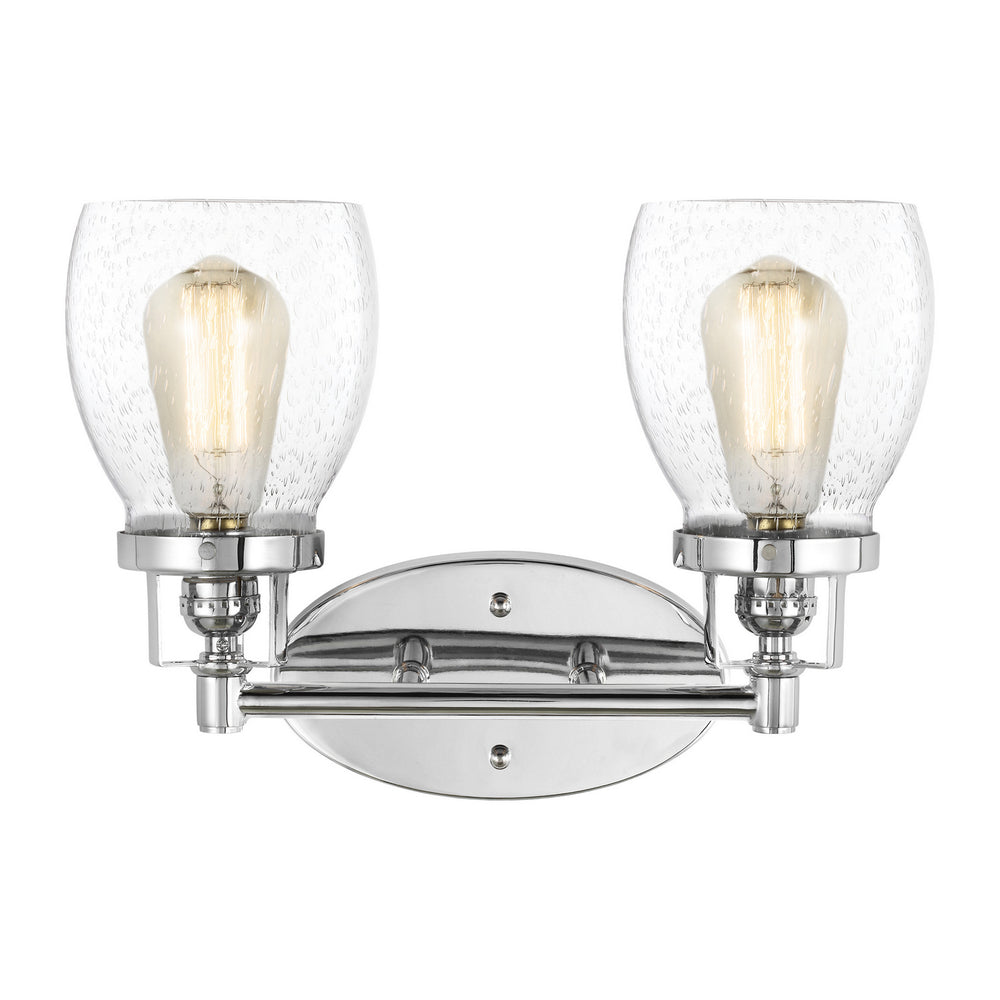 Generation Lighting Canada - Two Light Wall / Bath - Belton - Chrome- Union Lighting Luminaires Decor