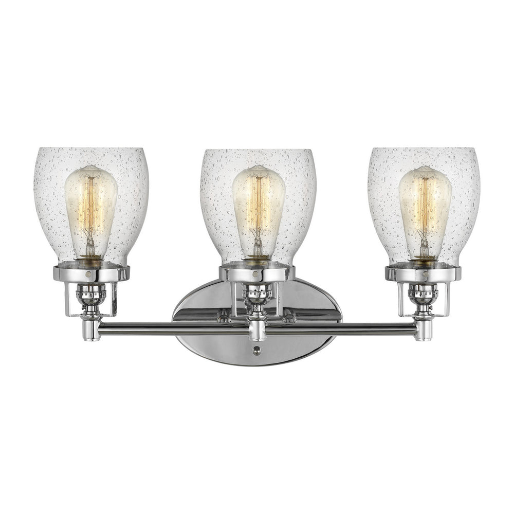 Generation Lighting Canada - Three Light Wall / Bath - Belton - Chrome- Union Lighting Luminaires Decor