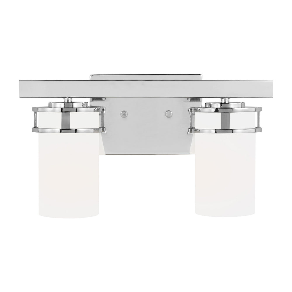 Generation Lighting Canada - Two Light Wall / Bath - Robie - Chrome- Union Lighting Luminaires Decor
