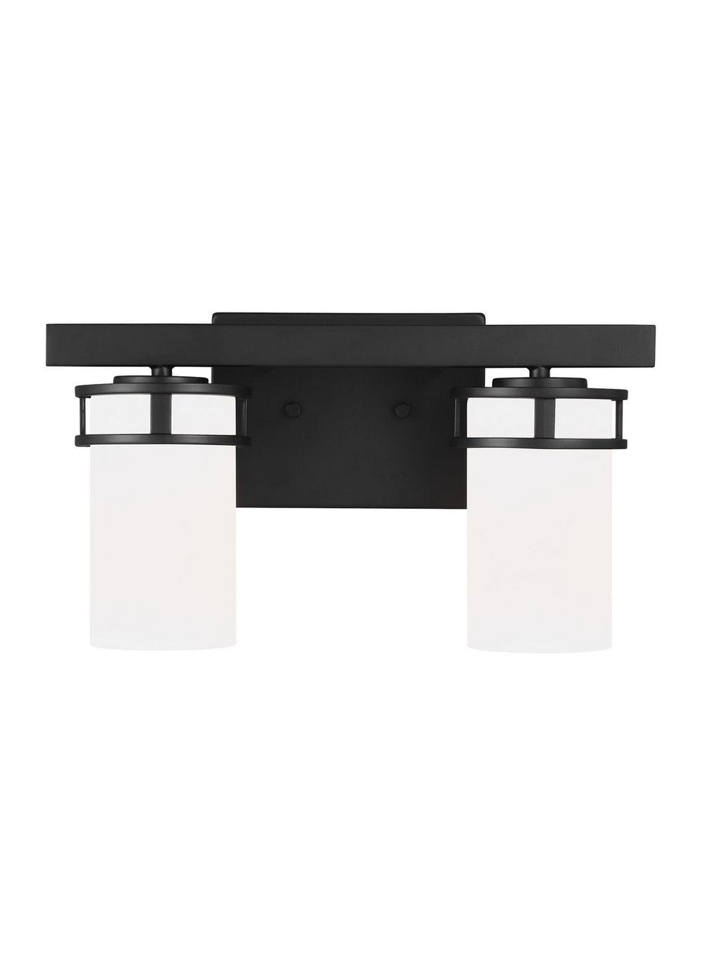 Generation Lighting Canada - Two Light Wall / Bath - Robie - Midnight Black- Union Lighting Luminaires Decor