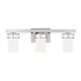 Generation Lighting Canada - Three Light Wall / Bath - Robie - Chrome- Union Lighting Luminaires Decor